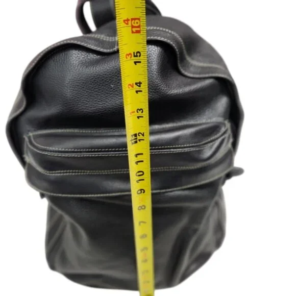 Men's Roots Pebbled Leather Backpack - Picture 5 of 15